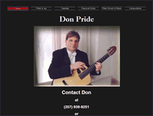 Tablet Screenshot of donpride.com